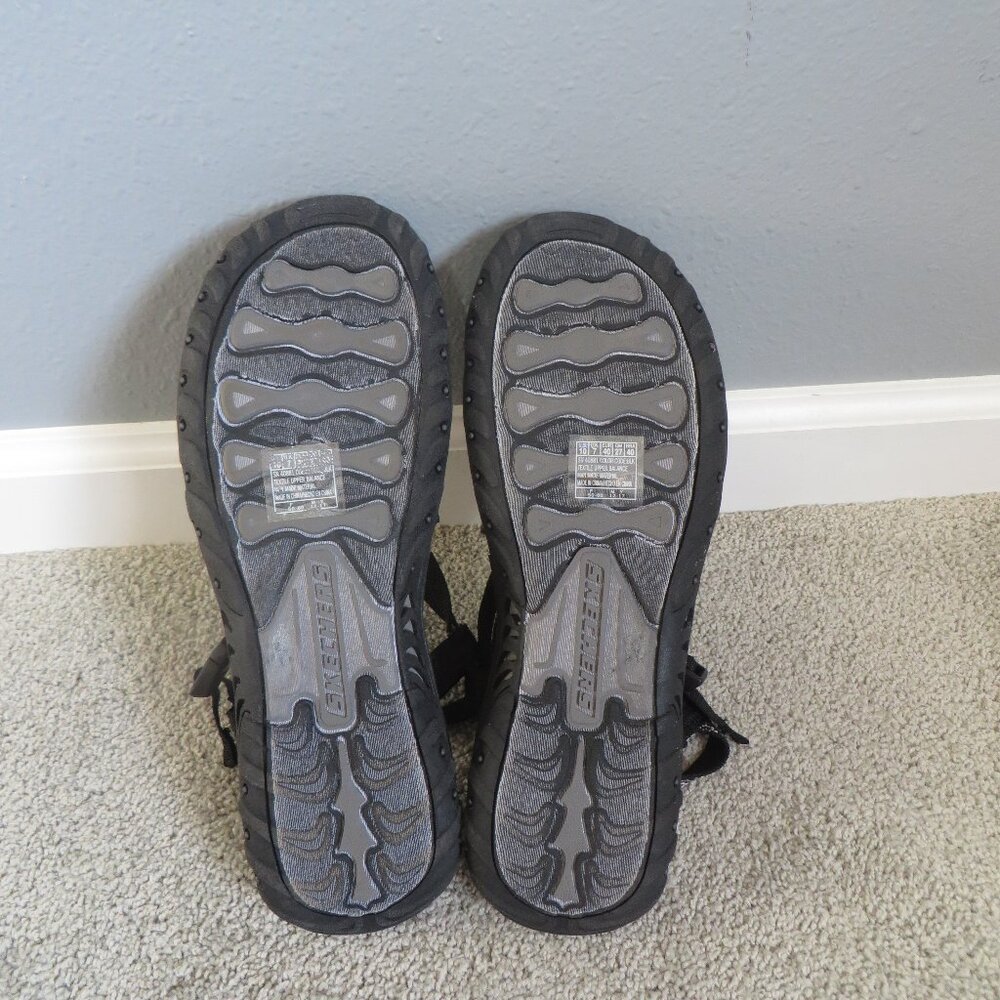 NEW Skechers Reggae Irie Mon Womens Sandals Size 10 Black Outdoor Lifestyle - Picture 9 of 10